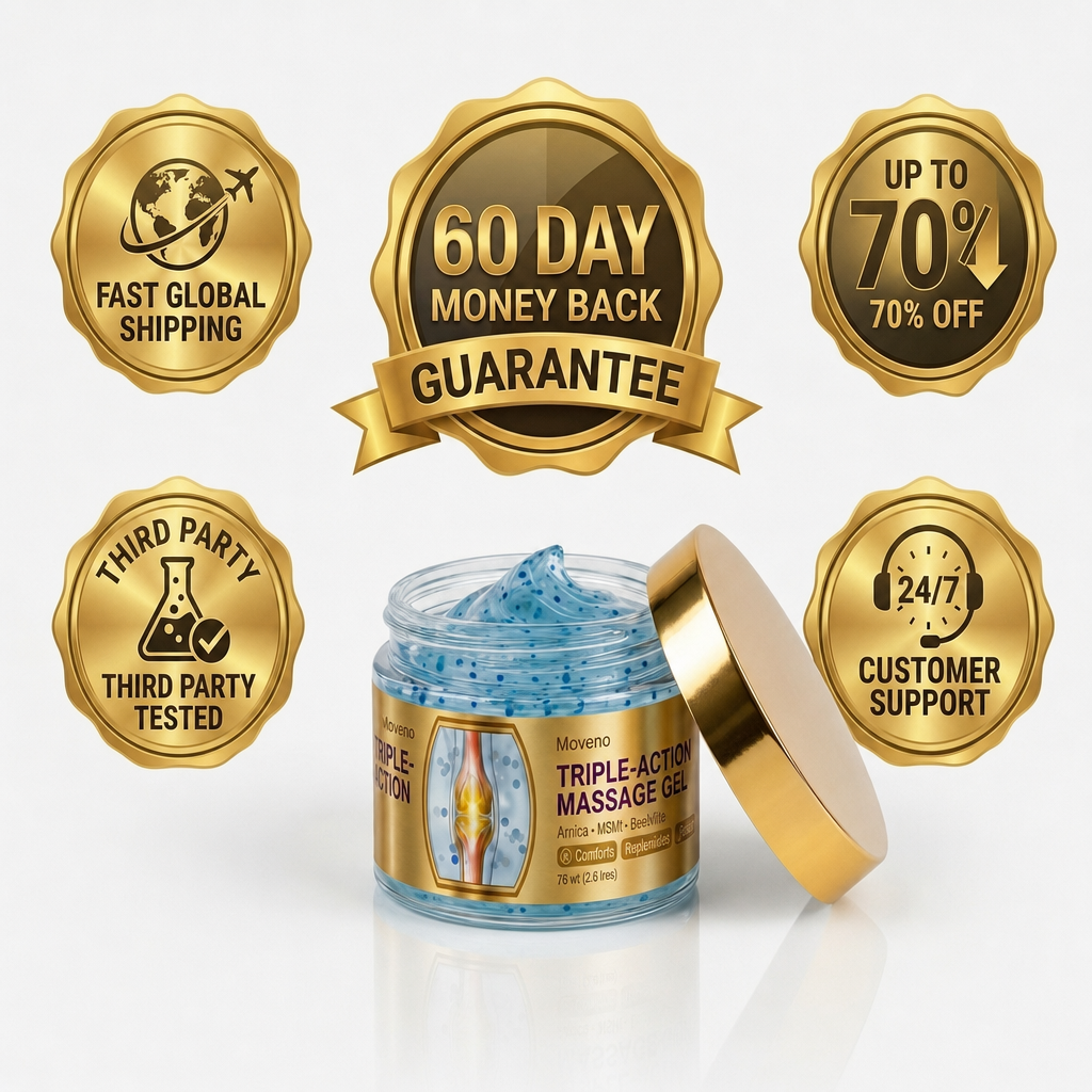 Moveno jar with 60-day money-back guarantee seal