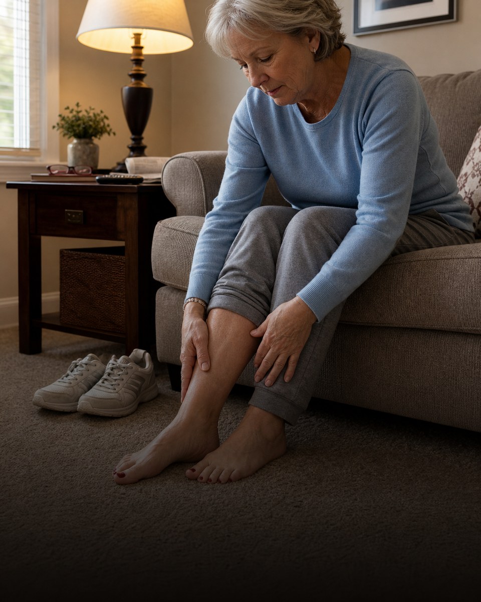 Puffy-Feeling Ankles After Sitting
