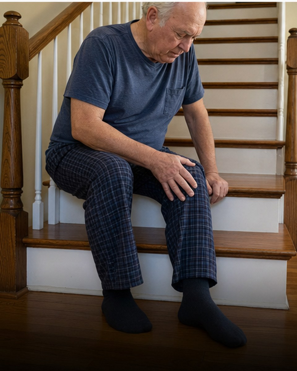 Stiff-Feeling Knees on Stairs